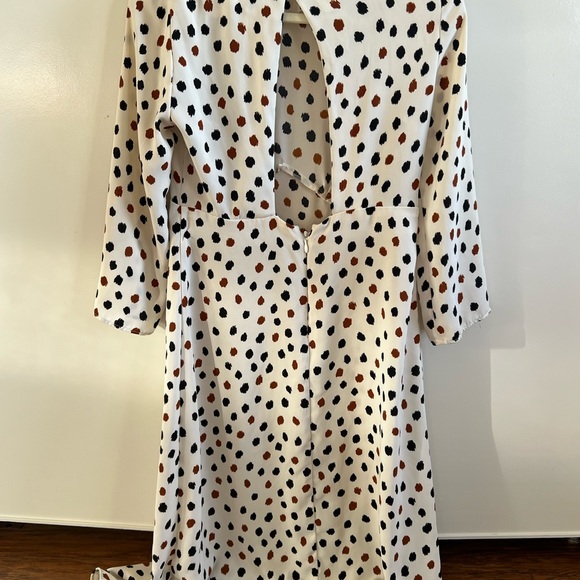 H&M Backless Midi Dress Size 8 (fits like a 6) - Picture 2 of 4